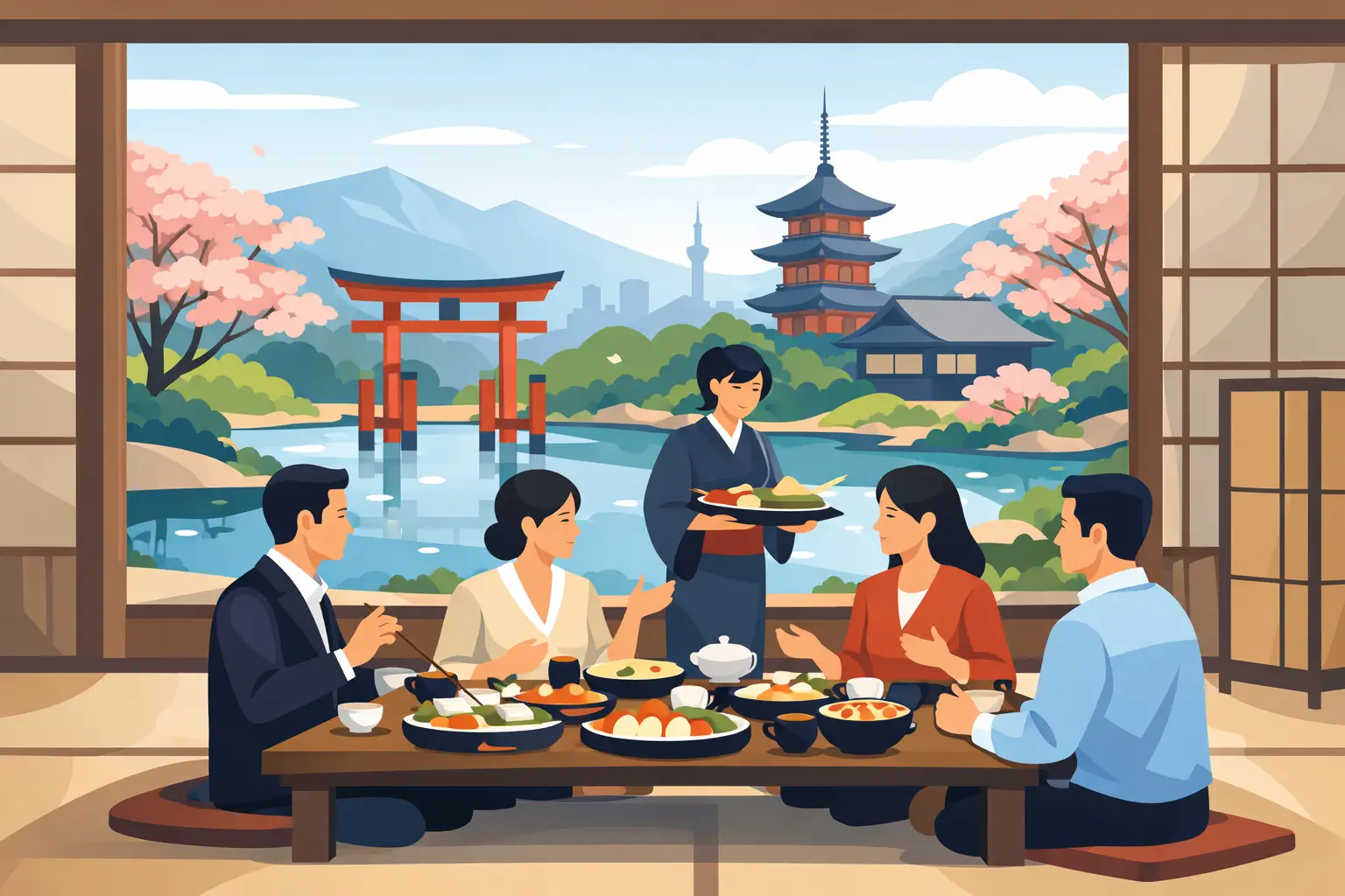 How to Organize a Kyoto Group Luncheon Well