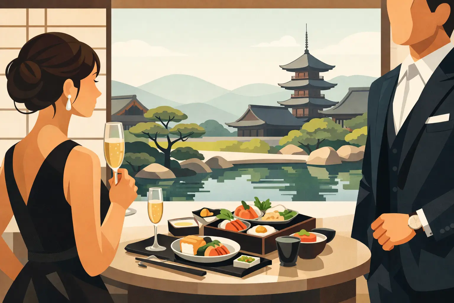 Kyoto Luxury Lunches Worth Dressing Up For