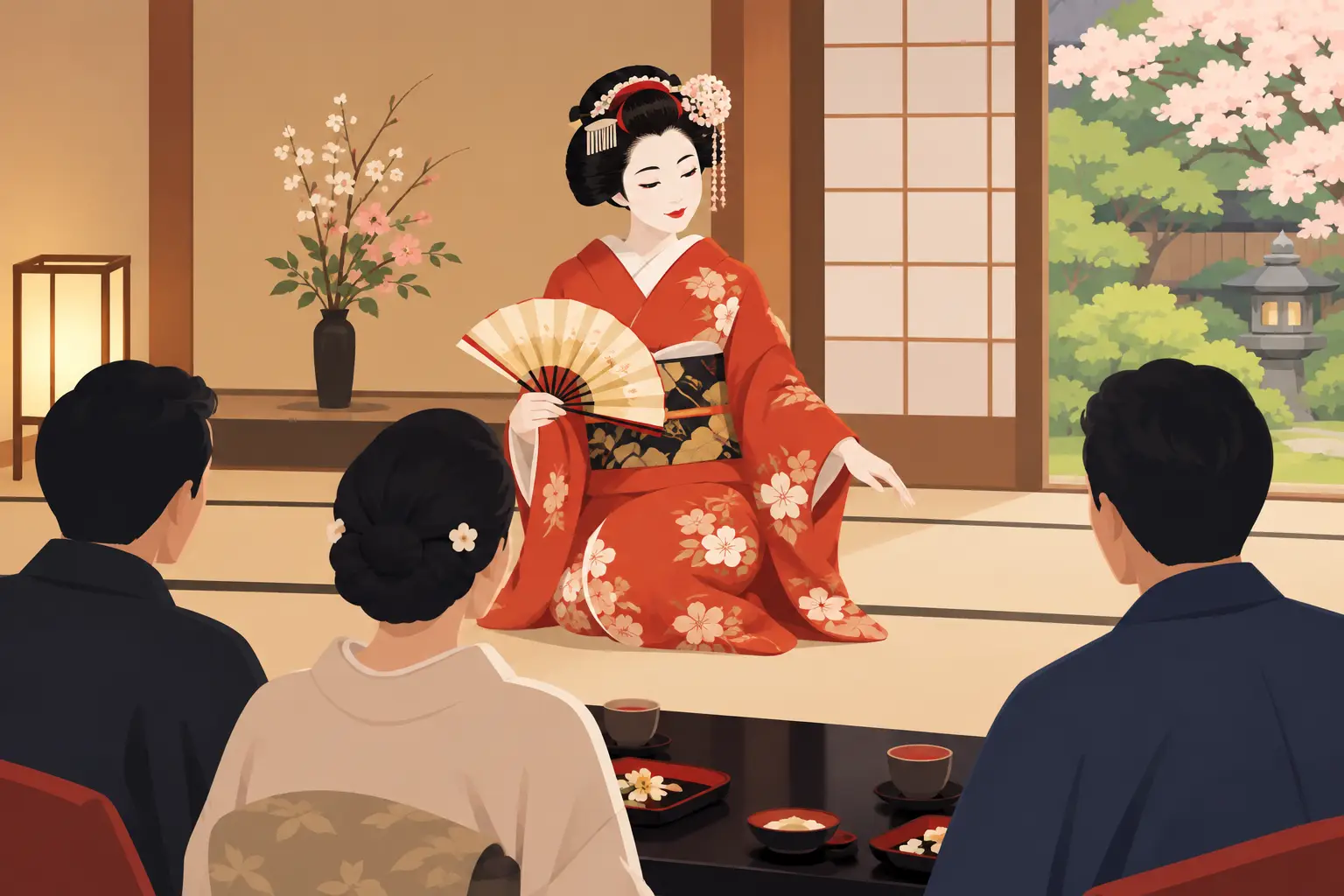 How Geisha Entertain Guests at a Kyoto Ozashiki