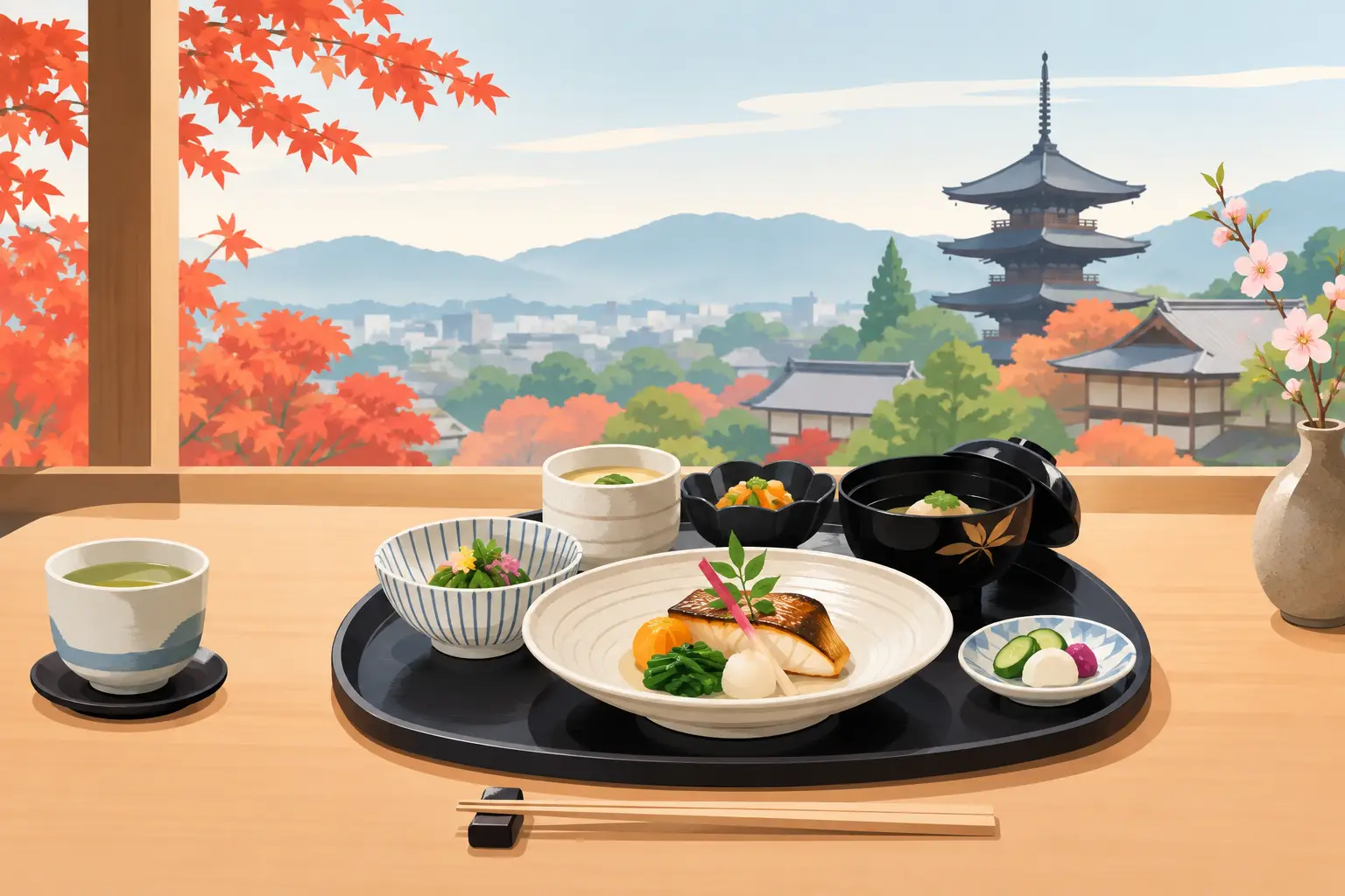 A Seasonal Kyoto Lunch Course Review for Visitors