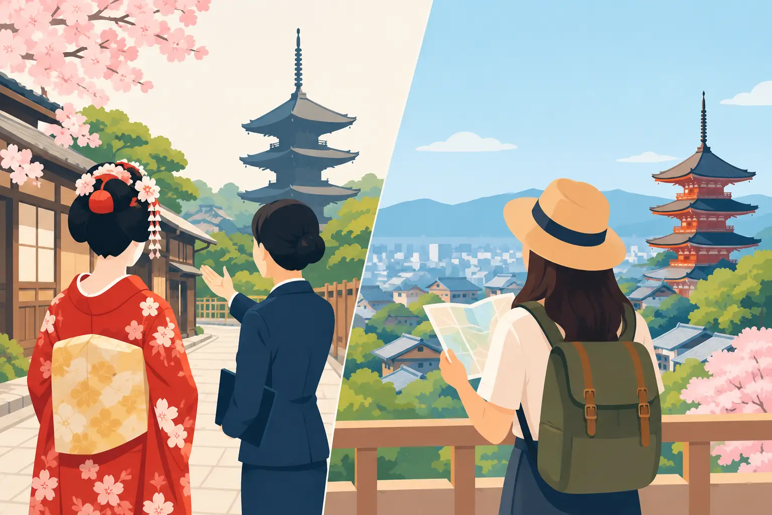 Guided Geisha Event Versus Self-Planned Kyoto