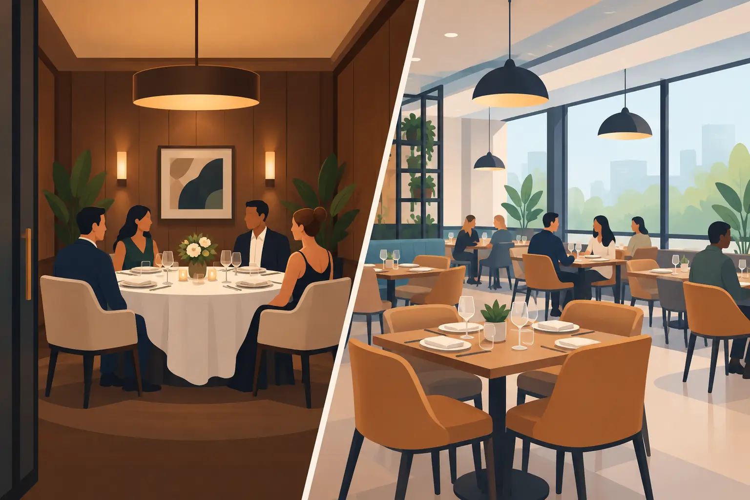 Private Dining Versus Restaurant Reservation